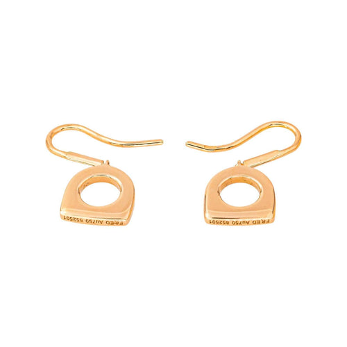 Boucles d'oreilles Fred Boucles d'oreilles Dormeuses Success Or rose Diamant 58 Facettes 4600464RV