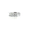 Bague 53 Bague trilogie or blanc avec diamants 58 Facettes