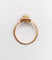 Bague 48.5 Bague marguerite antique or rose 18k perle et diamants taille roses (circa 1900) 58 Facettes A06176