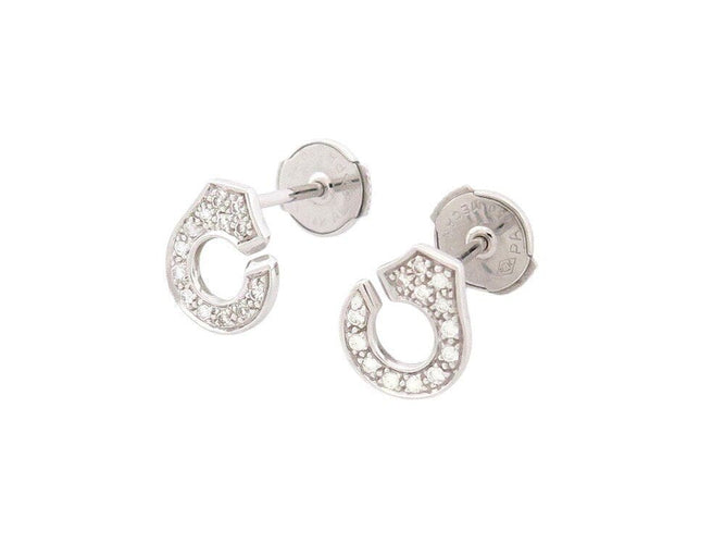 Boucles d'oreilles boucles d'oreilles DINH VAN menottes r7.5 867322 or 18k & 26 diamants 58 Facettes 266829
