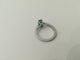 Bague Emeraude Diamants Or Blanc