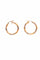 Boucles d'oreilles Créoles trois ors 58 Facettes