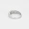 Bague 58 Bague jonc or blanc et diamants 58 Facettes GU188