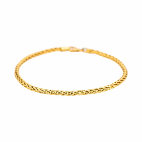 Bracelet Bracelet Maille palmier Or jaune 58 Facettes 4666402CN