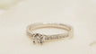 Bague 52 Bague solitaire en or blanc et diamant 58 Facettes 29611/29444