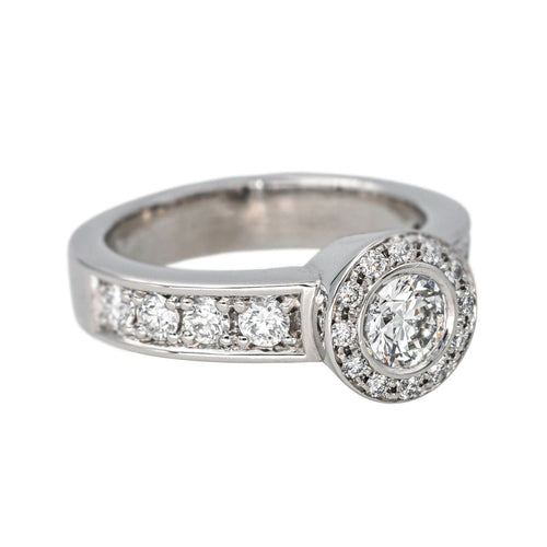 51 Bague Solitaire Or blanc Diamant 58 Facettes 4274094RV