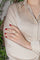 Bague 56 Bague Or jaune Perle, Rubis 58 Facettes 4061711CN