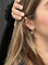 Boucles d'oreilles Boucles d'oreilles pendantes en émail noir, Empire austro-hongrois 58 Facettes