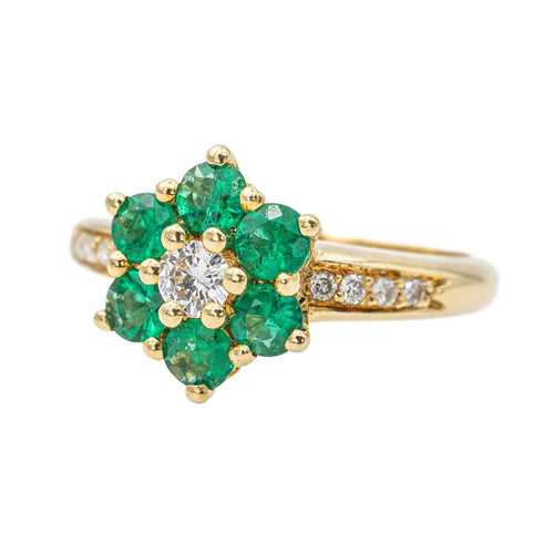 Bague 51 Bague Marguerite Or jaune Diamant 58 Facettes 3319343CN