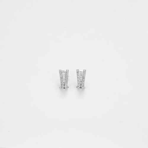 Boucles d'oreilles Boucles D'oreilles Or Blanc & Diamants 58 Facettes BO/230145