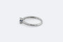 Bague 13 / Oro Bianco Anello in oro bianco con zaffiro e diamanti 58 Facettes ANL651