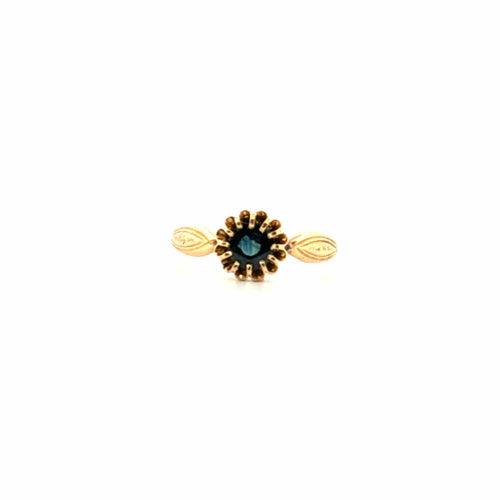 Bague 52 Bague Solitaire or jaune Saphir 58 Facettes 35-GS29558