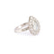 Bague 52 Bague Diamants Poire 1.90 Carats Platine Or Gris 18 Carats 58 Facettes BD213