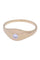 Bague 44 BAGUE JONC ANGLAIS DIAMANT 58 Facettes 087041