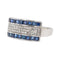 Bague 57 Bague Or blanc Saphir 58 Facettes 3646128CN