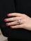 Bague 55 Bague vintage or blanc diamants saphirs 58 Facettes J160