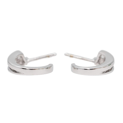 Boucles d'oreilles Boucles d'oreilles Créoles Or blanc Diamant 58 Facettes 2999634CN