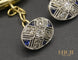 Boutons de manchette Boutons de Manchettes Art Déco Saphirs Diamants 58 Facettes A10586