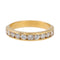 Bague 53 Bague Demi alliance Or jaune Diamant 58 Facettes 2830012CN