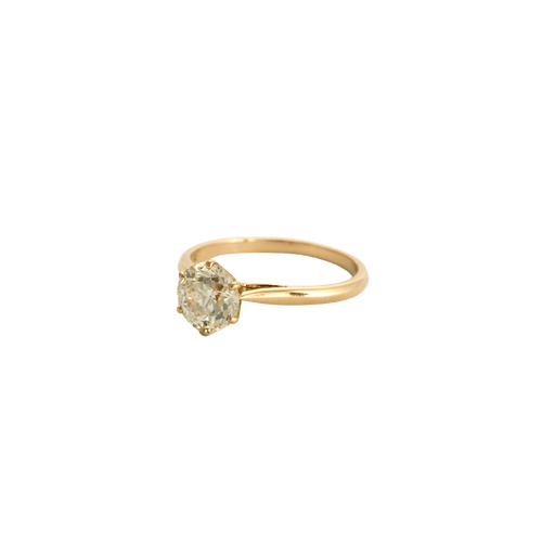 Bague 54 BAGUE SOLITAIRE OR JAUNE ET DIAMANT 58 Facettes BO/240043 NSS