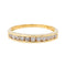 Bague 52 Bague Demi alliance Or jaune Diamant 58 Facettes 3002244CN