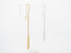 Boucles d'oreilles boucles d'oreilles GUCCI es logo bar or jaune blanc 58 Facettes 258989