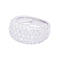 Bague 53 Bague Cartier or blanc, diamants "Nouvelle Vague". 58 Facettes 33661