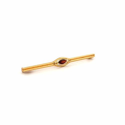 Broche Broche or jaune et grenat 58 Facettes BRO-GS38384-3