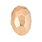 Bague 54 Grande bague cocktail à facettes 14 carats, or jaune rose bicolore 58 Facettes G13896