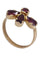 Bague 57 BAGUE ANCIENNE GRENATS DE PERPIGNIAN 58 Facettes 083421