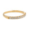 Bague 50 Bague Demi alliance Or jaune Diamant 58 Facettes 2713677CN