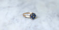 Bague Bague ancienne saphirs et diamants sur or rose 58 Facettes