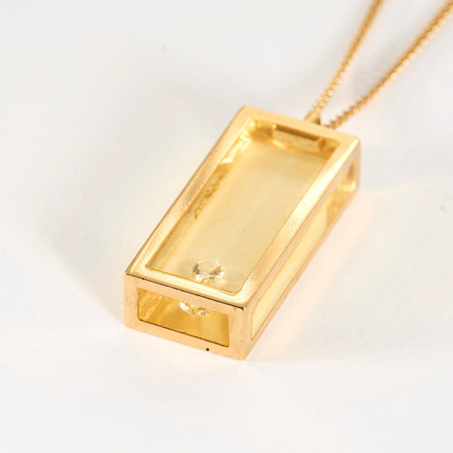 Collier PASCAL MORABITO - Collier or jaune diamant libre 58 Facettes 1