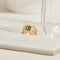 Bague 53 Bague luxueuse en or jaune avec diamants et tourmaline 58 Facettes 2403