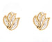 Boucles d'oreilles Boucles d'oreilles en or blanc et rose avec diamants 58 Facettes