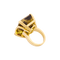 Bague 53 Bague de cocktail, or jaune, quartz bicolore 35 cts. 58 Facettes 34690