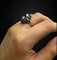Bague Bague française du début des années 1900 avec spinelle bleu 58 Facettes