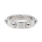 Bague 50 Louis Vuitton Bague Clous Or blanc 58 Facettes 3126993CN