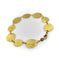 24K Gold Gurhan Lush Collection Hand-Hammered Disc Bracelet 58 Facettes A2006P