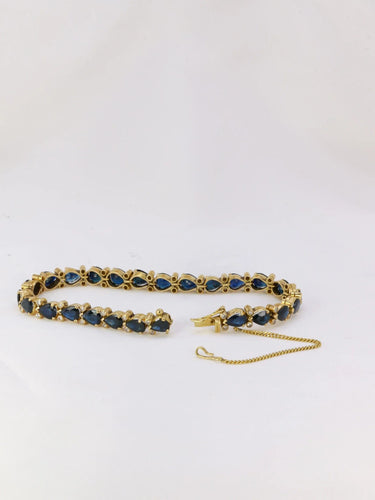 Bracelet Bracelet vintage saphirs diamants 58 Facettes J223