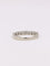 Bague 51 Alliance or blanc diamants 0,5 ct 58 Facettes J363