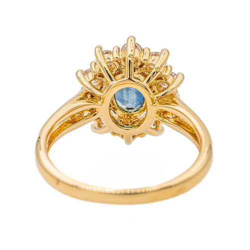 Bague 54 Bague Pompadour Or jaune Saphir 58 Facettes 3029098CN