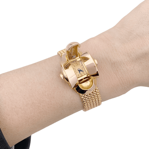 Montre Montre vintage secrète, or rose. 58 Facettes 34037