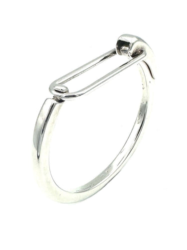 Bracelet HERMES. Collection "Clic argent", bracelet argent 925/00 58 Facettes
