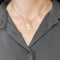 Pendentif AUGIS - Médaille d'Amour or jaune, diamants et rubis de synthèse 58 Facettes NAR0240