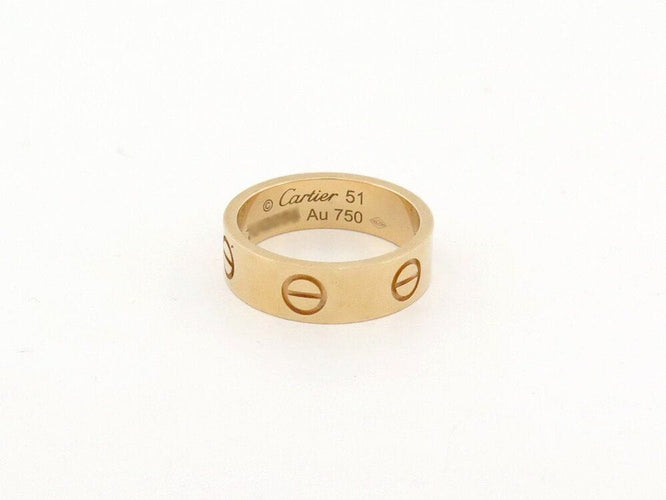 Bague 51 bague CARTIER love en or jaune 58 Facettes 262104
