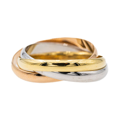 Bague 55 Cartier Bague Trinity Or jaune 58 Facettes 2971279CN
