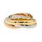 Bague 55 Cartier Bague Trinity Or jaune 58 Facettes 2971279CN