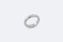 Bague Oro Bianco / 11 Fede con design geometrico in oro bianco 58 Facettes ANL41