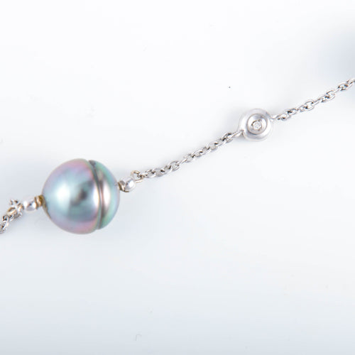 Bracelet BRACELET PERLES DE TAHITI ET DIAMANTS 58 Facettes 0